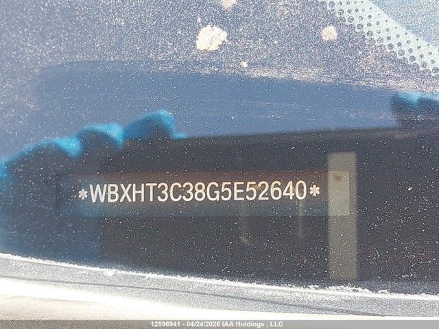 12596941 :رقم المزاد ، WBXHT3C38G5E52640 vin ، 2016 Bmw X1 Xdrive28i مزاد بيع