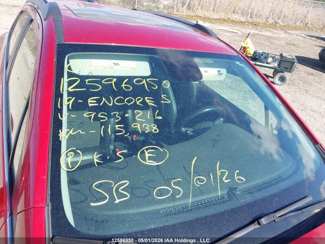 KL4CJ1SB8KB953216 Buick Encore Sport Touring