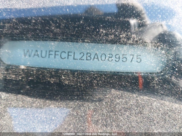 12596955 :رقم المزاد ، WAUFFCFL2BA089575 vin ، 2011 Audi A4 مزاد بيع