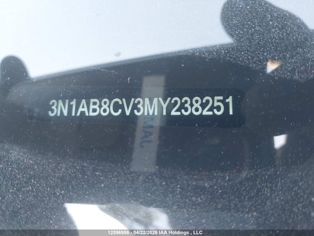 3N1AB8CV3MY238251 Nissan SENTRA SV