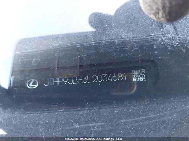 JTHP9JBH3L2034681 Lexus UX 250H