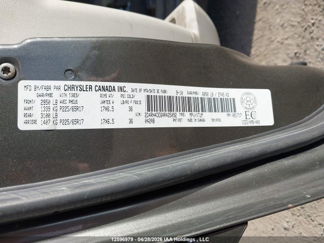 Продажа на аукционе авто 2010 Dodge Grand Caravan, vin: 2D4RN4DE6AR425092, номер лота: 12596979