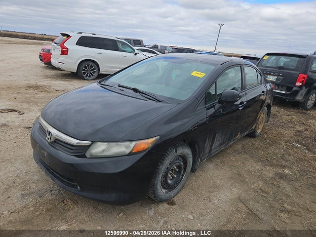12596990 :رقم المزاد ، 2HGFB2F47CH105162 vin ، 2012 Honda Civic مزاد بيع
