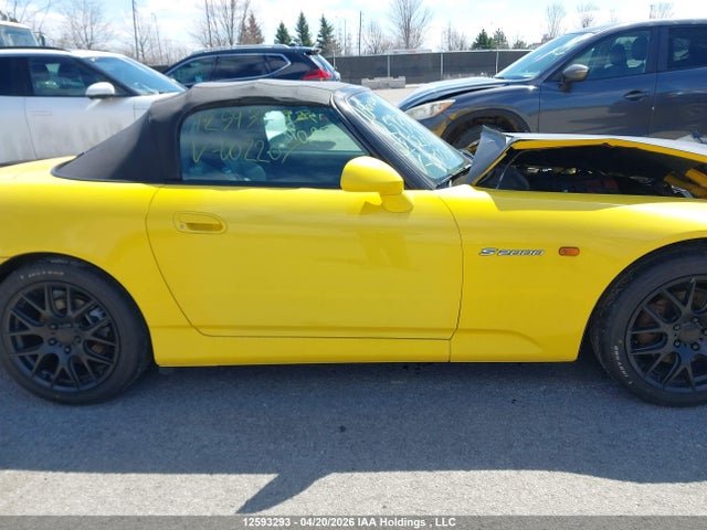 Aukcja sprzedaży 2002 Honda S2000, vin: JHMAP11492T002207, numer aukcji: 12593293