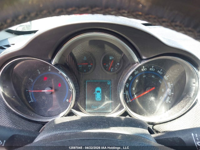 2012 Chevrolet Cruze Lt მანქანა იყიდება აუქციონზე, vin: 1G1PG5SC5C7326492, აუქციონის ნომერი: 12597045