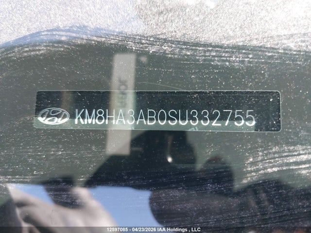 12597085 :رقم المزاد ، KM8HA3AB0SU332755 vin ، 2025 Hyundai Kona مزاد بيع