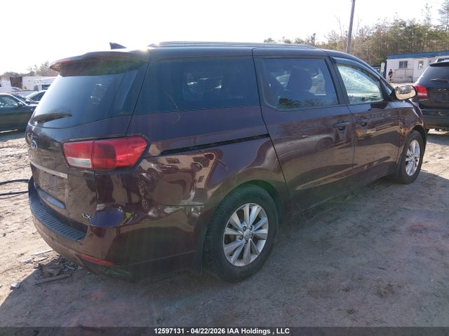 2016 Kia Sedona Lx მანქანა იყიდება აუქციონზე, vin: KNDMB5C19G6192068, აუქციონის ნომერი: 12597131