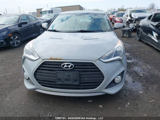 12597151 :رقم المزاد ، KMHTC6AE2FU217421 vin ، 2015 Hyundai Veloster Turbo مزاد بيع