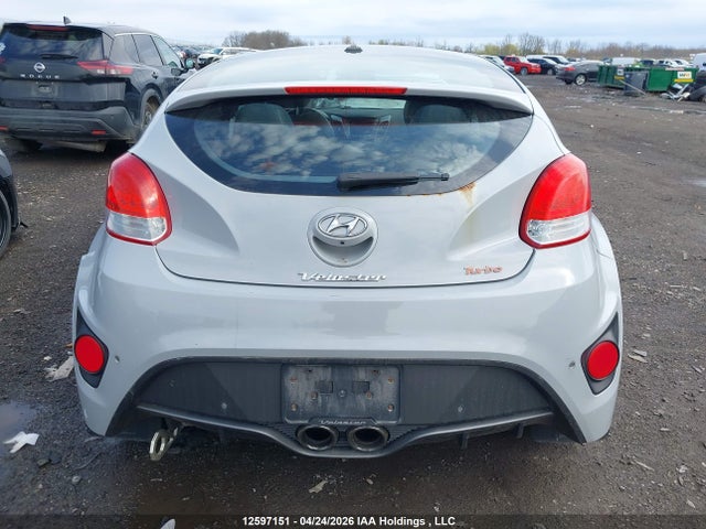 12597151 :رقم المزاد ، KMHTC6AE2FU217421 vin ، 2015 Hyundai Veloster Turbo مزاد بيع