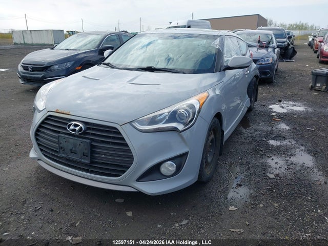 12597151 :رقم المزاد ، KMHTC6AE2FU217421 vin ، 2015 Hyundai Veloster Turbo مزاد بيع