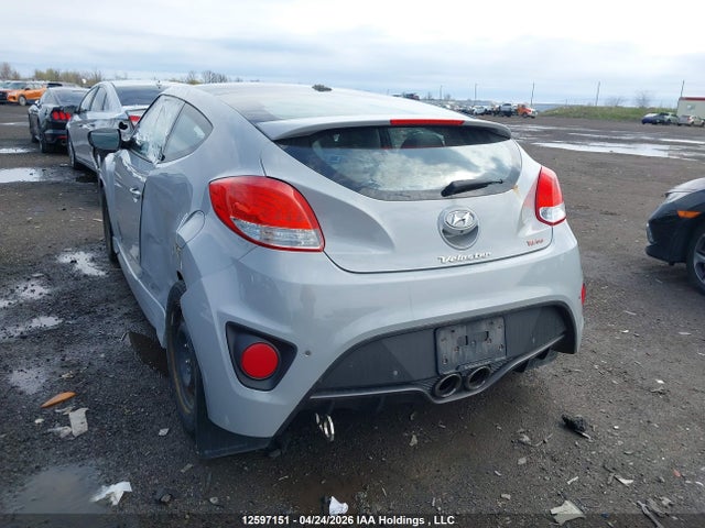 12597151 :رقم المزاد ، KMHTC6AE2FU217421 vin ، 2015 Hyundai Veloster Turbo مزاد بيع