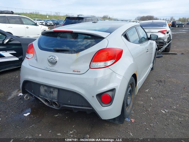 12597151 :رقم المزاد ، KMHTC6AE2FU217421 vin ، 2015 Hyundai Veloster Turbo مزاد بيع