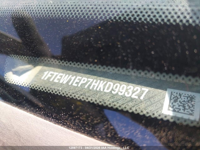 12597173 :رقم المزاد ، 1FTEW1EP7HKD99327 vin ، 2017 Ford F150 Supercrew مزاد بيع