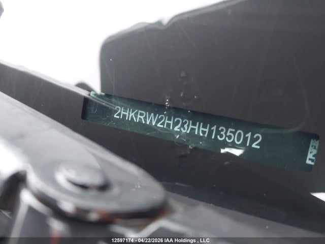 12597174 :رقم المزاد ، 2HKRW2H23HH135012 vin ، 2017 Honda Cr-v Lx مزاد بيع