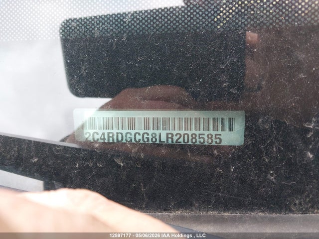 2020 Dodge Grand Caravan მანქანა იყიდება აუქციონზე, vin: 2C4RDGCG8LR208585, აუქციონის ნომერი: 12597177