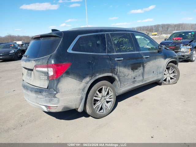 Aukcja sprzedaży 2021 Honda Pilot Touring 8p, vin: 5FNYF6H96MB501036, numer aukcji: 12597191