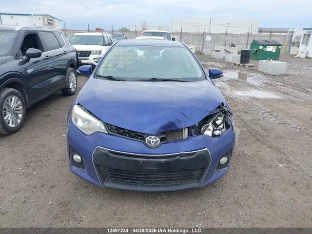 12597234 :رقم المزاد ، 2T1BURHE3EC164650 vin ، 2014 Toyota Corolla S مزاد بيع