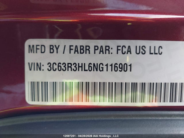 Aukcja sprzedaży 2022 Ram 3500 Big Horn, vin: 3C63R3HL6NG116901, numer aukcji: 12597251
