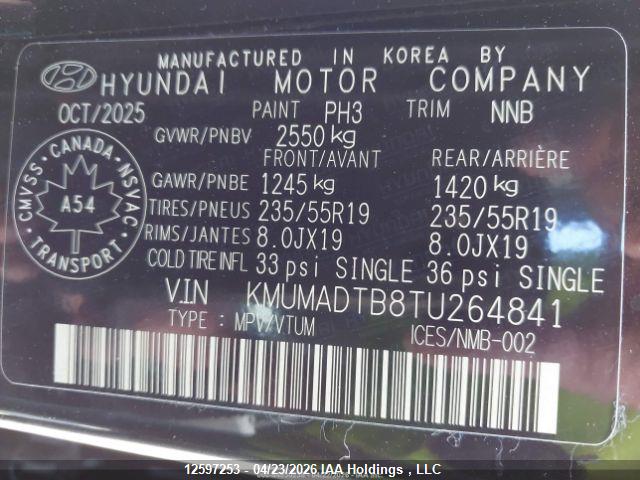 Genesis Gv70 Advanced 2.5t Awd 2026 KMUMADTB8TU264841 Image 10