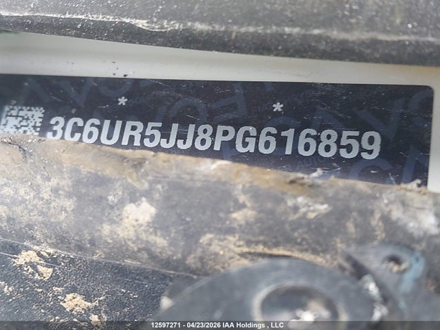 Auction sale of the 2023 Ram 2500 Big Horn, vin: 3C6UR5JJ8PG616859, lot number: 12597271