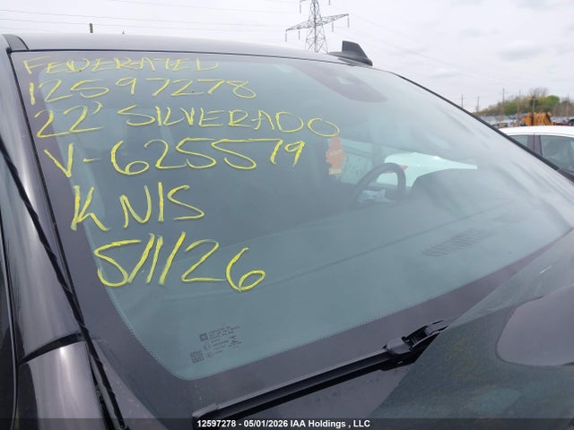 Aukcja sprzedaży 2022 Chevrolet Silverado K1500 Rst, vin: 3GCUDEED2NG625579, numer aukcji: 12597278