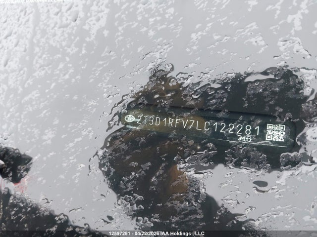 2020 Toyota Rav4 Limited მანქანა იყიდება აუქციონზე, vin: 2T3D1RFV7LC122281, აუქციონის ნომერი: 12597281