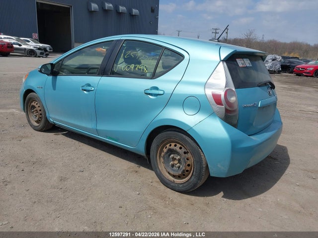 12597291 :رقم المزاد ، JTDKDTB39C1009798 vin ، 2012 Toyota Prius C Technology مزاد بيع