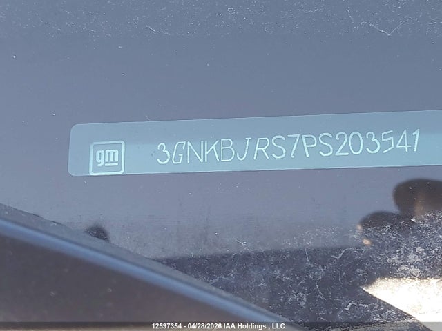 12597354 :رقم المزاد ، 3GNKBJRS7PS203541 vin ، 2023 Chevrolet Blazer 3lt مزاد بيع