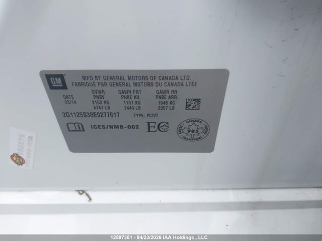 2G1125S38E9277617 Chevrolet Impala 2lt