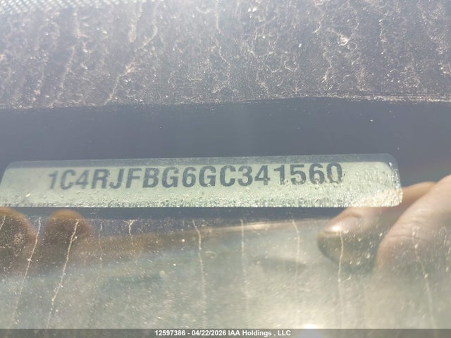 1C4RJFBG6GC341560 Jeep Grand Cherokee Limited