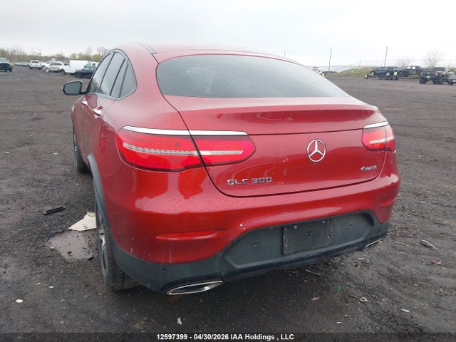 2018 Mercedes-benz Glc Coupe 300 4matic მანქანა იყიდება აუქციონზე, vin: WDC0J4KB6JF302016, აუქციონის ნომერი: 12597399