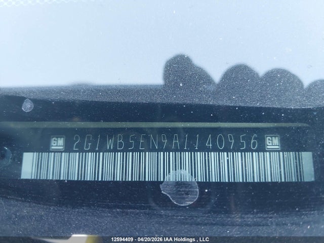 12594409 :رقم المزاد ، 2G1WB5EN9A1140956 vin ، 2010 Chevrolet Impala Lt مزاد بيع