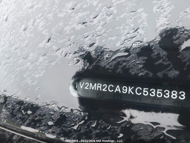 2019 Volkswagen Atlas 3.6 Fsi Highline მანქანა იყიდება აუქციონზე, vin: 1V2MR2CA9KC535383, აუქციონის ნომერი: 12597415