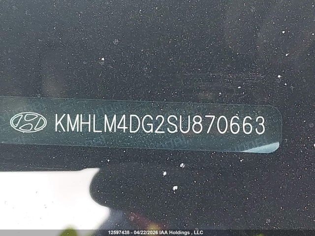 KMHLM4DG2SU870663 Hyundai Elantra Sel Sport