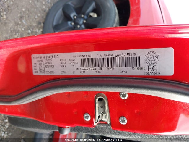 Aukcja sprzedaży 2019 Ram 1500 Classic St, vin: 1C6RR7FG5KS690241, numer aukcji: 12597440