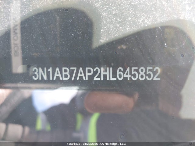 3N1AB7AP2HL645852 Nissan Sentra 1.8 S/1.8 Sl/1.8 Sv