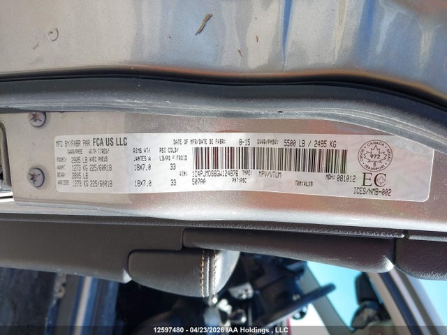 1C4PJMDS6GW124876 Jeep Cherokee Limited
