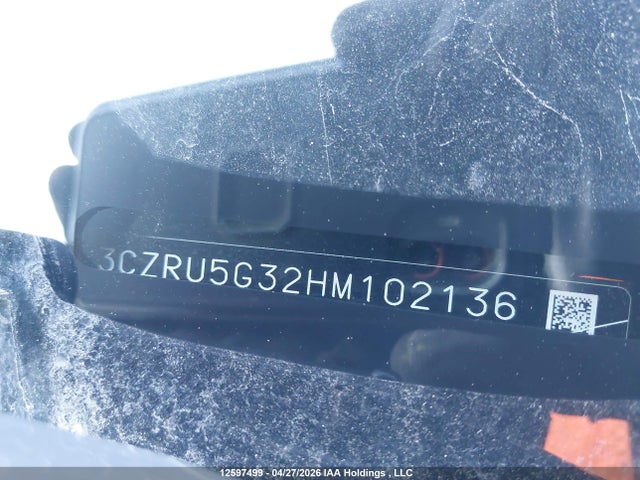 Продаж на аукціоні авто 2017 Honda Hr-v Lx, vin: 3CZRU5G32HM102136, номер лоту: 12597499