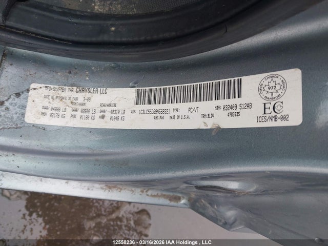Aukcja sprzedaży 2009 Chrysler Sebring Touring, vin: 1C3LC55D69N568321, numer aukcji: 12558236
