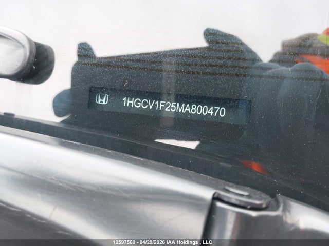 1HGCV1F25MA800470 Honda Accord