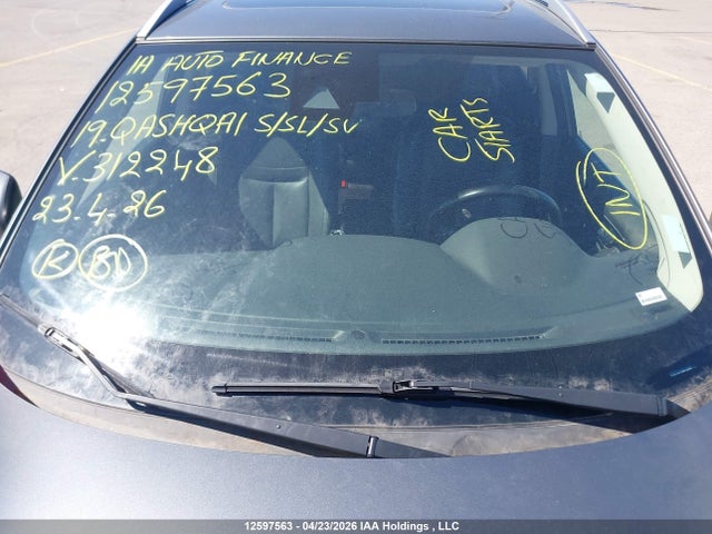 12597563 :رقم المزاد ، JN1BJ1CR4KW312248 vin ، 2019 Nissan Qashqai S/sl/sv مزاد بيع