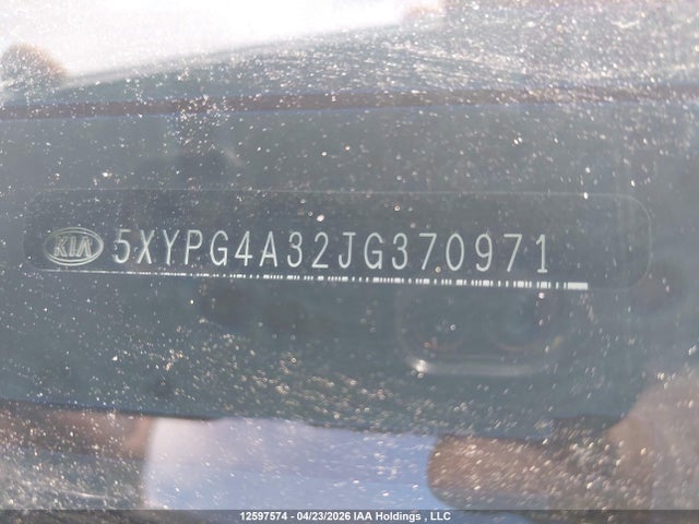 5XYPG4A32JG370971 KIA Sorento Lx/l