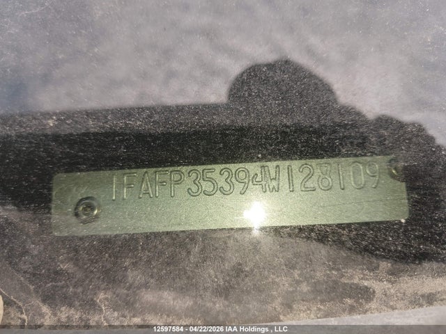 Aukcja sprzedaży 2004 Ford Focus Ztw, vin: 1FAFP35394W128109, numer aukcji: 12597584