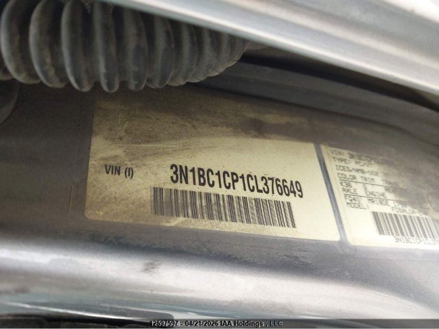 Aukcja sprzedaży 2012 Nissan Versa 1.8 S, vin: 3N1BC1CP1CL376649, numer aukcji: 12597597