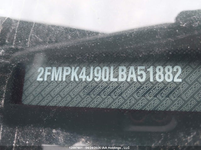 Продажа на аукционе авто 2020 Ford Edge Sel, vin: 2FMPK4J90LBA51882, номер лота: 12597601