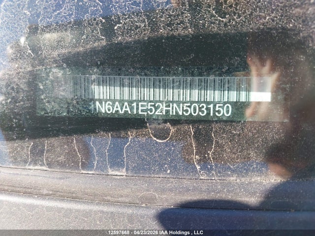 1N6AA1E52HN503150 Nissan Titan Sv/sl/pro-4x/plat Res