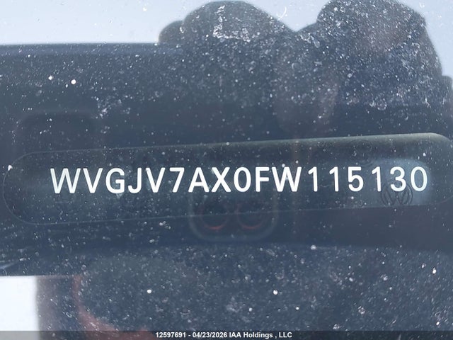 WVGJV7AX0FW115130 Volkswagen Tiguan S/se/sel/r-line