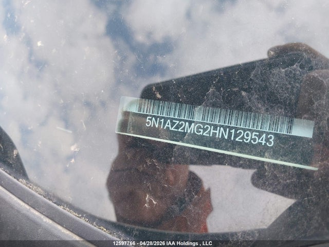 5N1AZ2MG2HN129543 Nissan MURANO S