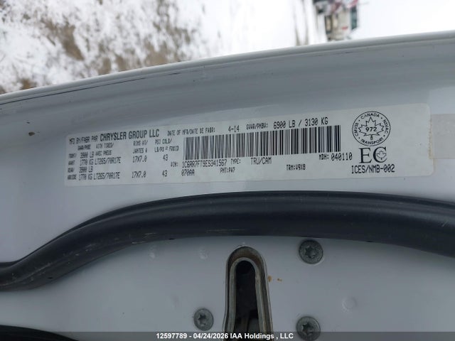 Aukcja sprzedaży 2014 Ram 1500 St, vin: 1C6RR7FT9ES341567, numer aukcji: 12597789