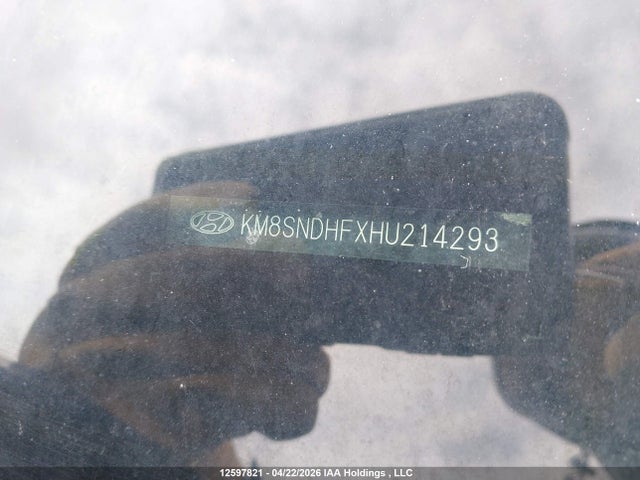 KM8SNDHFXHU214293 Hyundai Santa Fe Xl Limited